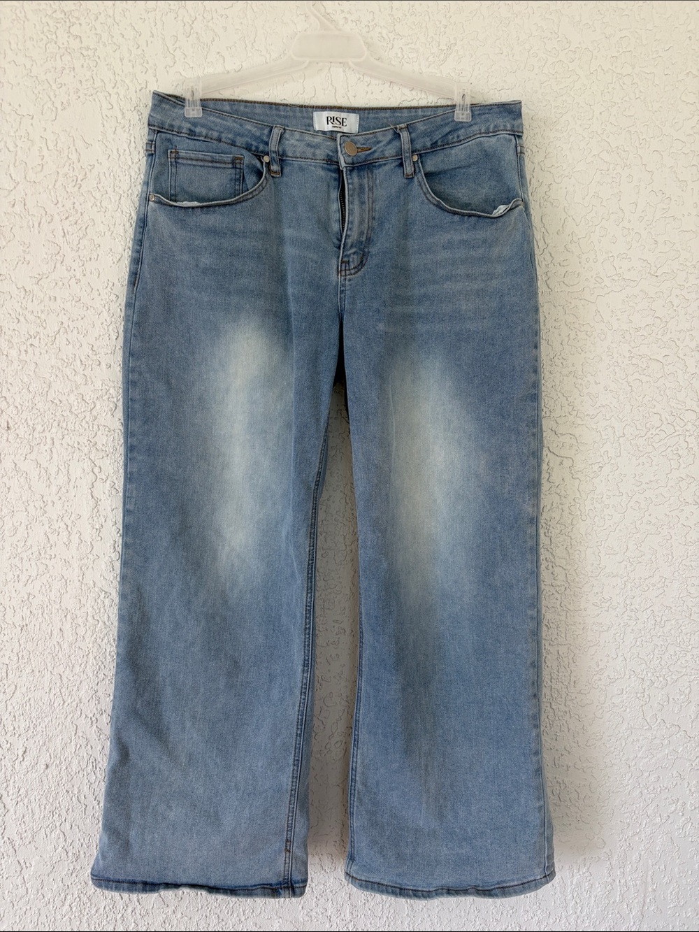 RISE SUPPLY CO Light Blue Wide-Leg Women's Jeans size 13